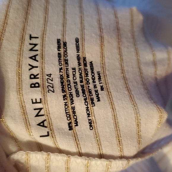 NWT- LANE BRYANT LONG SLEEVE TEE- SZ. 22/24 - Picture 4 of 6